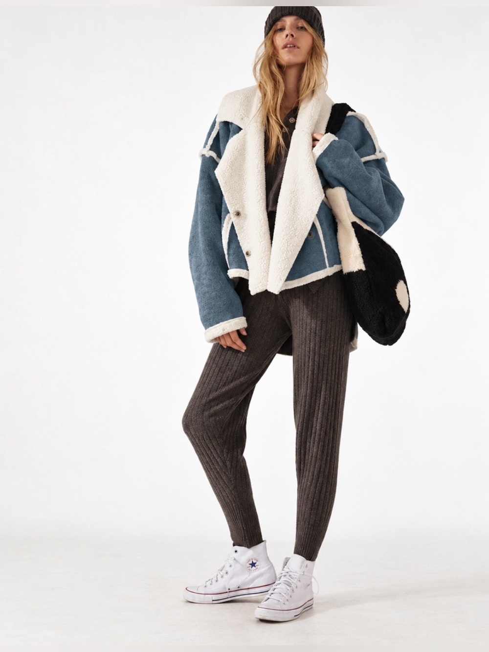 NWT Free People Josephine Fleece Lined Jacket